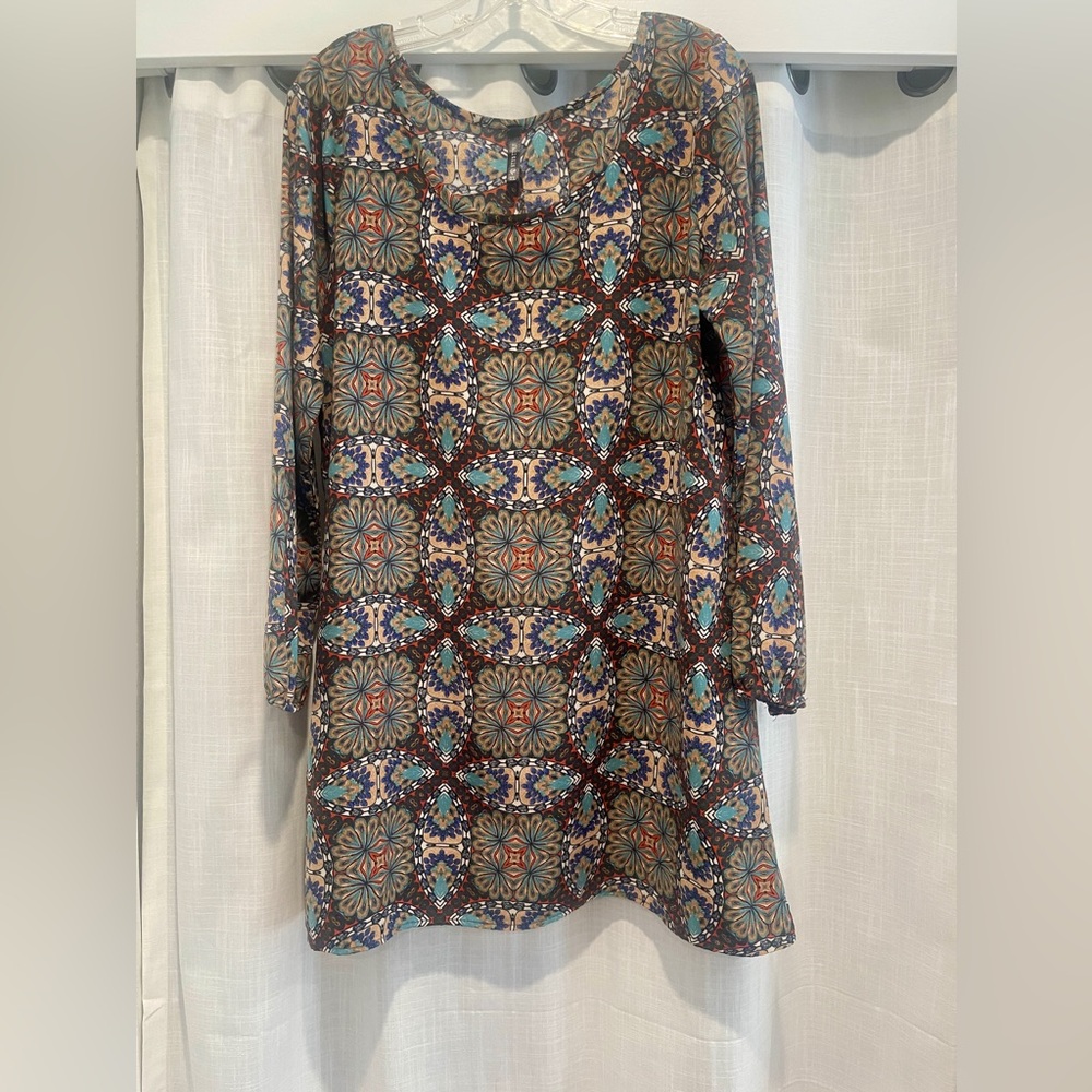 Full Tilt long sleeve shirt dress. SZ XL